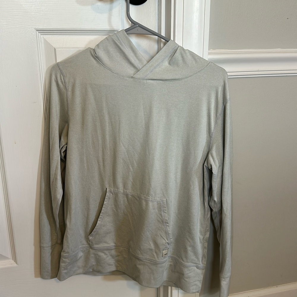 Vuori light gray hoodie size small